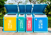 公園四分類垃圾桶環(huán)保與功能兼?zhèn)涞墓苍O(shè)施革新