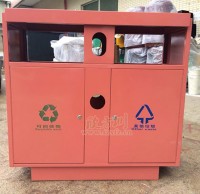 雙分類不銹鋼垃圾桶