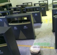 戶外烤漆鋼制分類(lèi)垃圾桶