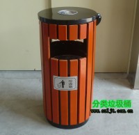 戶內圓筒鋼木果皮箱