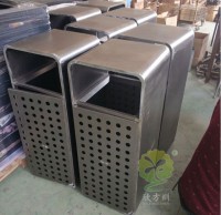 廠家批發(fā)鋼板沖孔垃圾桶