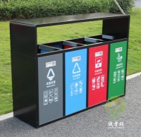 汕尾新增四色分類垃圾桶為創衛工作增光添彩