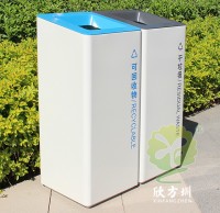 上海商場不銹鋼分類垃圾桶