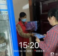 棲賢社區開展垃圾分類入戶宣傳活動