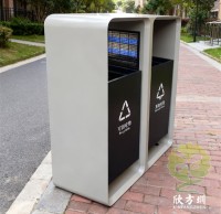戶外智慧公園太陽能滅蚊燈不銹鋼分類垃圾桶定制