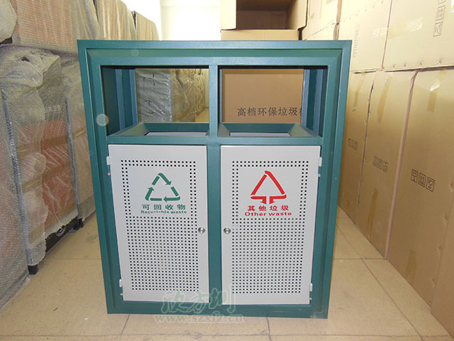 城鎮鋼制垃圾桶 城鎮鋼制垃圾桶